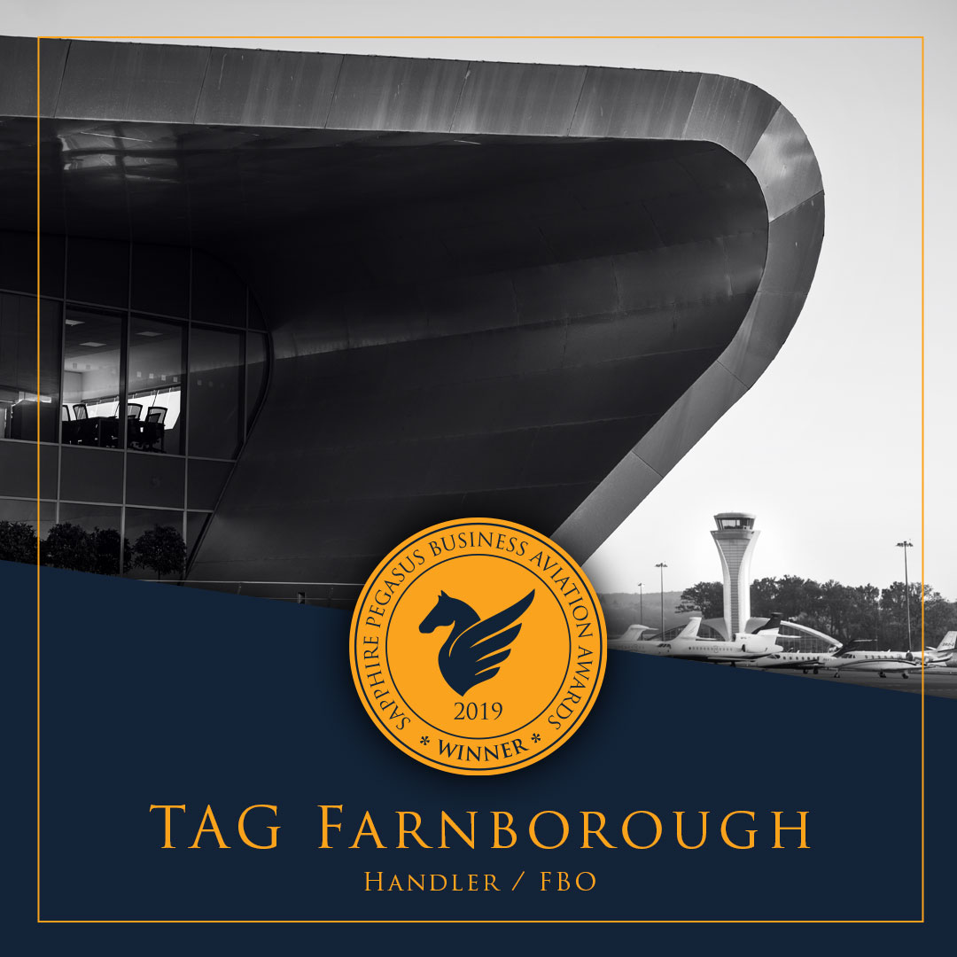 SPBAA 2019 Winner – Handler – TAG Farnborough SPBAA 2019 Winner - Handler - TAG Farnborough